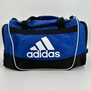 Adidas Royal Blue/Black Multi Pocket Large Gym/Travel Bag Like New Adidas Logo